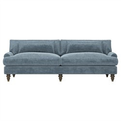 Kallie White Lamb Performance Sofa - 86” | Kathy Kuo Home