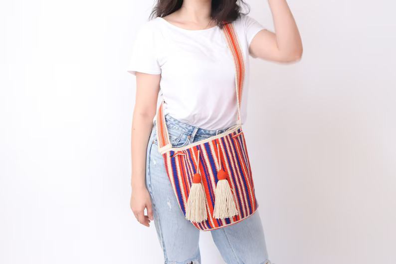 Skyfall Wayuu Taschen Premium gehäkelte Geldbörse Groß - Etsy.de | Etsy (DACH)