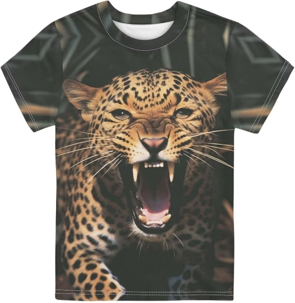 Xhuibop Kids T Shirts for Boys Size 3-16 Girls Short Sleeve Sportswear Active Tops | Amazon (US)