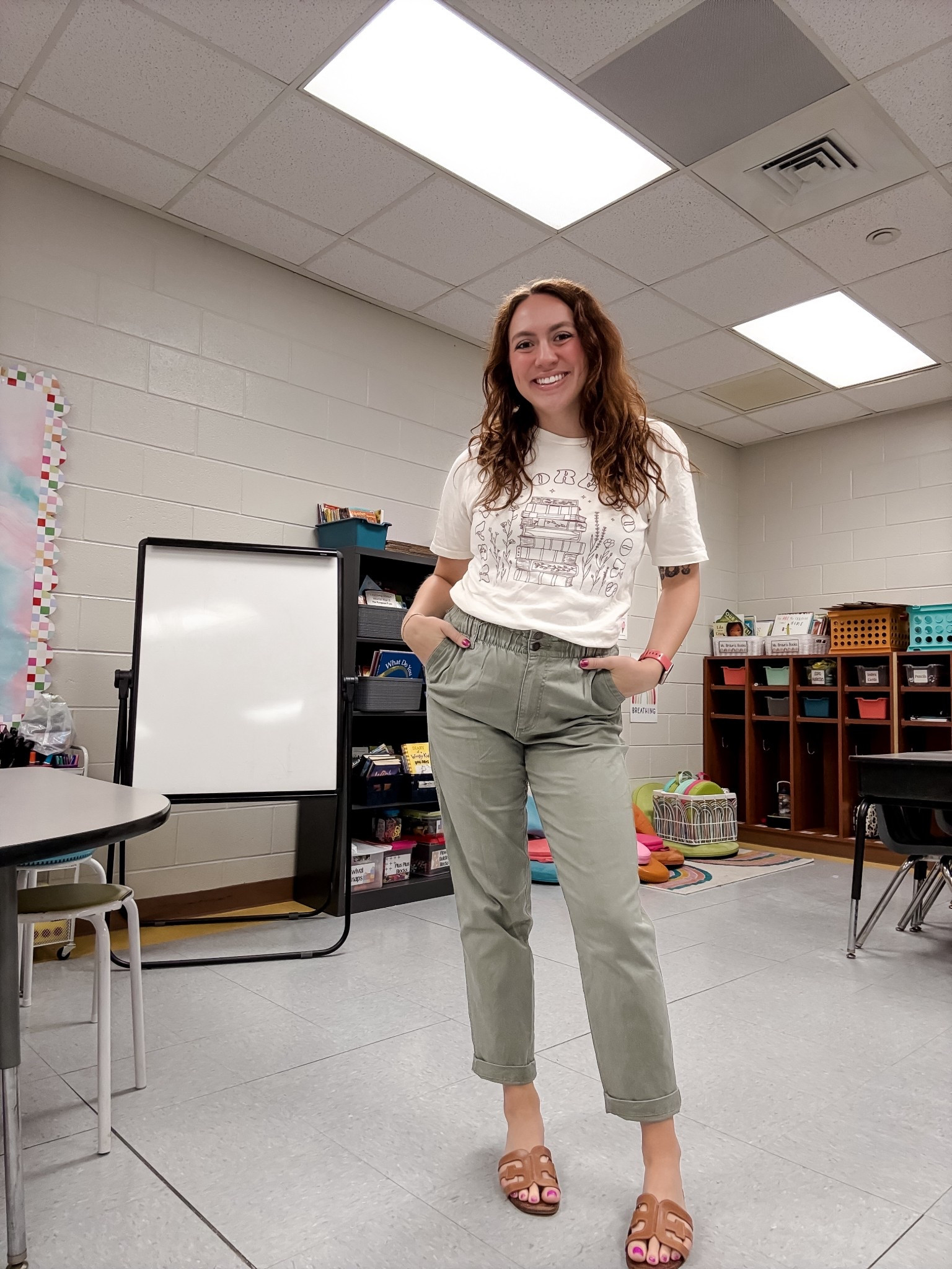 Teacher outfit, teacher style, teacher fashion, work pants, work style, teacher shirt, teacher tee, reading teacher t-shirts

#LTKFindsUnder50 #LTKFindsUnder100 #LTKWorkwear