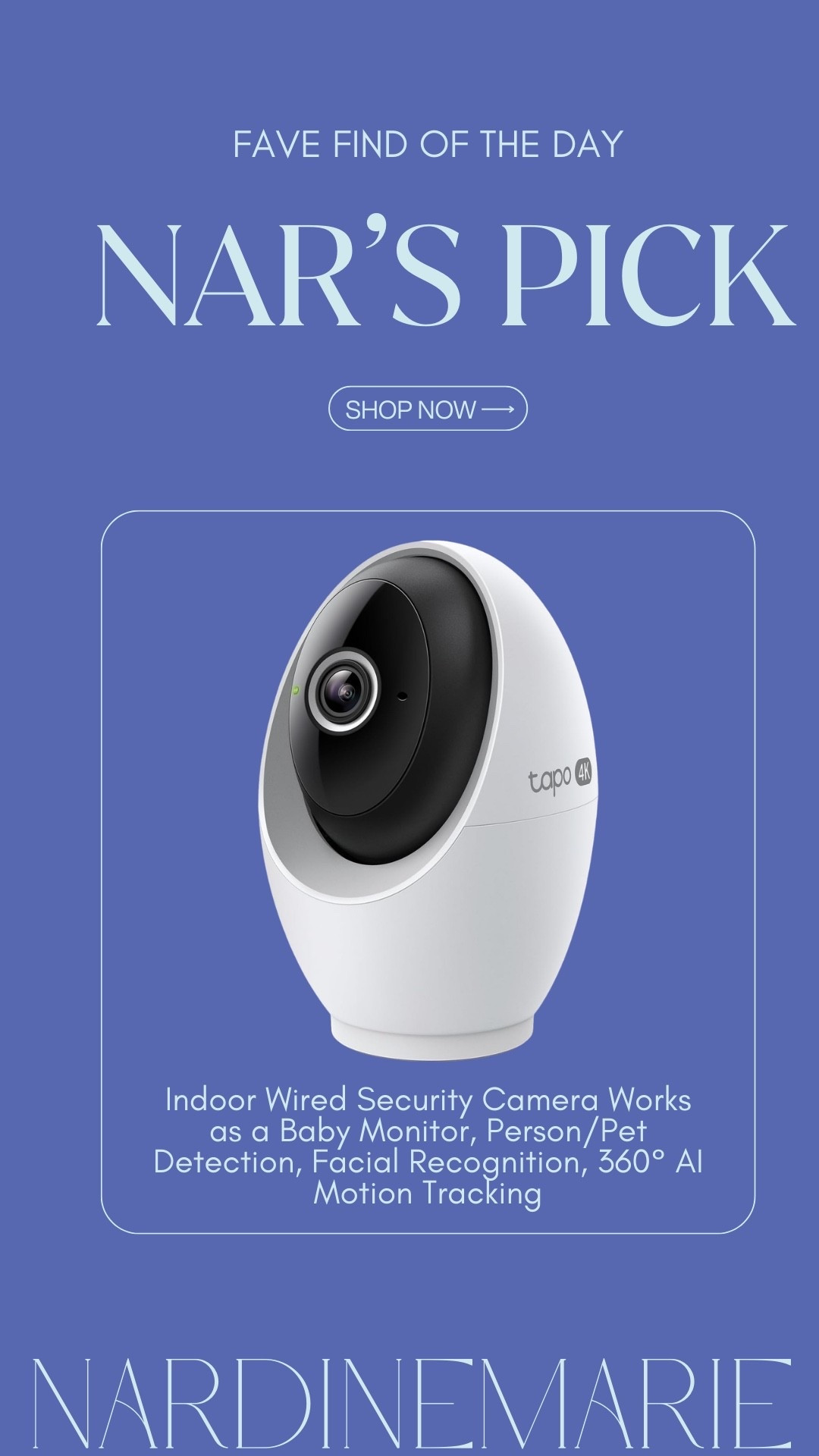 If you want eyes on your home, pets, or baby — without paying for a full security system — this is SUCH a smart find. 😮‍💨✨

It has 360° motion tracking, person/pet detection, and works as a baby monitor. I love that you can check in from your phone anytime.

Peace of mind without the complicated setup.

home security find, baby monitor alternative, smart home, amazon must haves

#LTKHome
