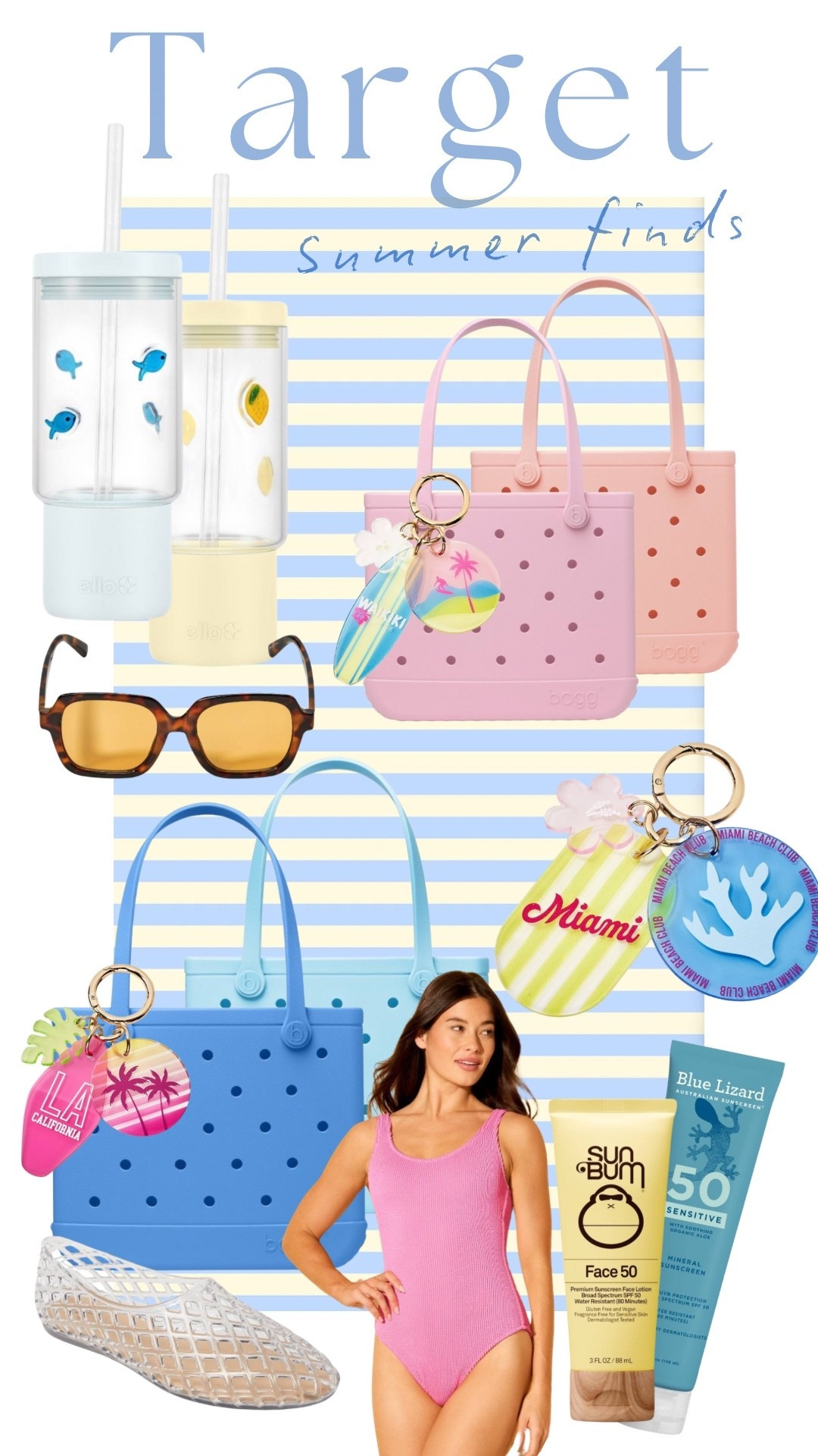 Summer finds! 🏝️👙☀️🍋🌸




#beachbag #beachtote #totebag #keychain #womenssunglasses #tumbler #summerfinds #sunscreen #mineralsunscreen #target #targetfinds #summerstyle #resortstyle 

#LTKSeasonal #LTKTravel #LTKSwim