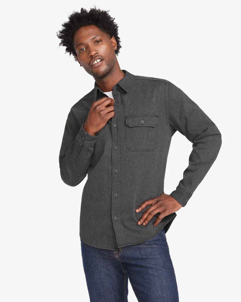 Explorer Shirt - Chalkboard Heather | American Giant