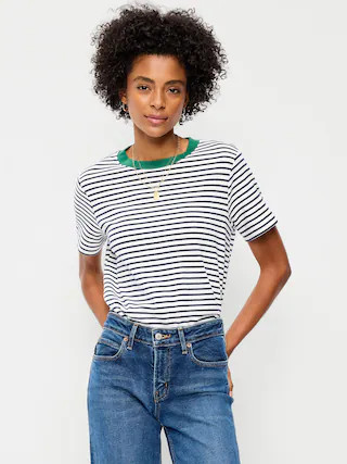 Relaxed Heavyweight Crew-Neck T-Shirt | Old Navy (US)