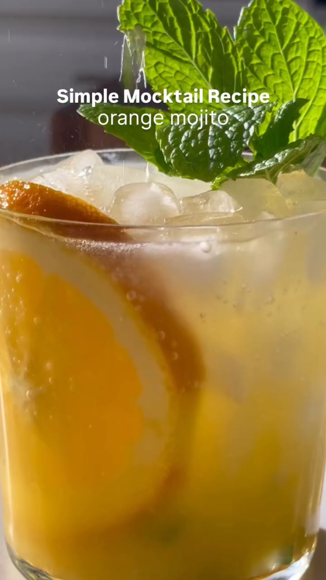 Let’s make an Orange Mojito Mocktail! ✨🍊

It’s so refreshing and yet another mocktail with only 5 simple ingredients that you can easily find at the grocery store!



Also I’ve been trying out some new background at my new house and this one was a VIBE with the sunshine coming in!

Add orange juice, fresh mint leaves, lime juice, and honey to a glass. Muddle the mint slightly. Add ice and top with club soda! Garnish with an orange wheel and mint!

Ingredients
• 2 oz orange juice
• 4-5 mint leaves
• 1/2 to 1 oz honey
• 1/2 lime - juiced
• clubs soda 
• garnish: orange wheel & mint

#mocktailgirlie #dryjanuary #mocktailrecipe #easyrecipe

#LTKHome