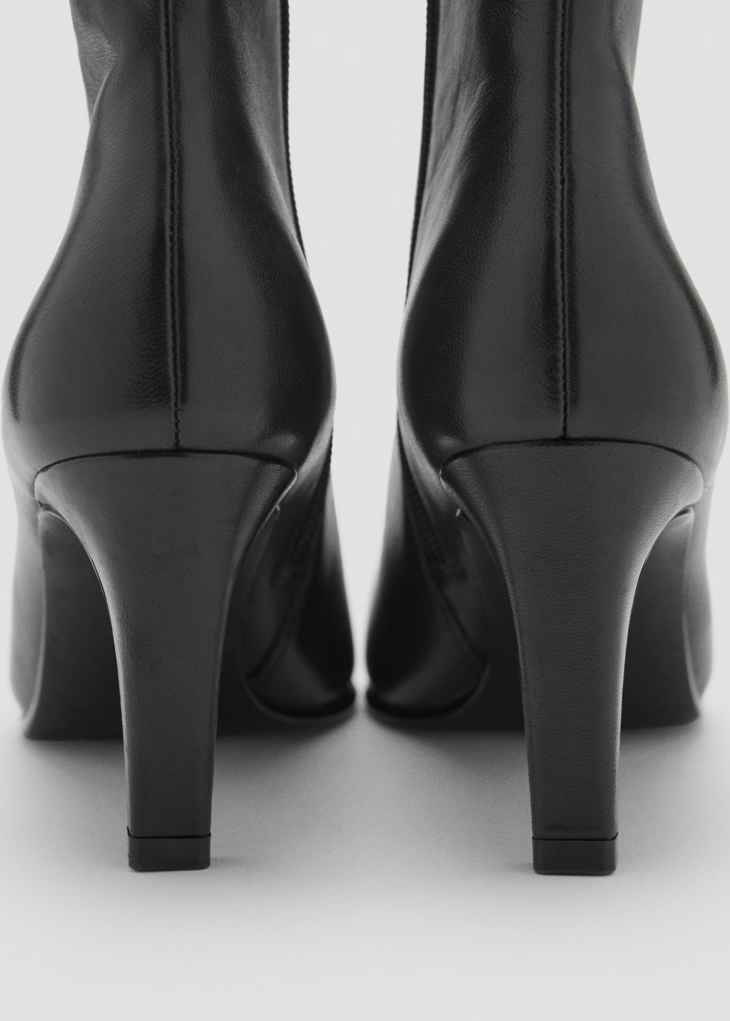 Leather pointed ankle boots - Women | MANGO USA | Mango (US/MX/AU)