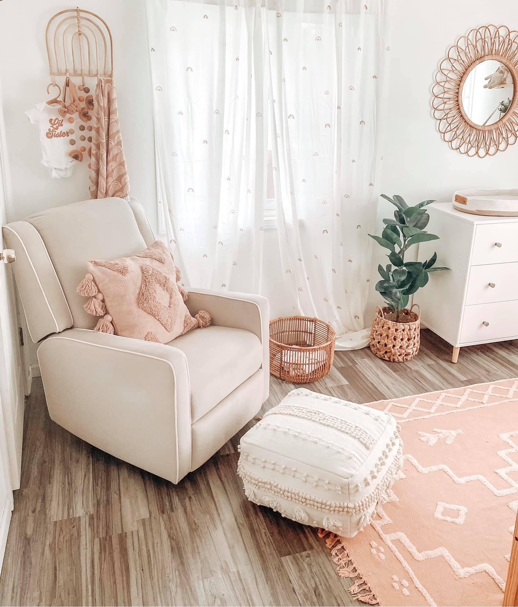 Boho baby girl nursery 💕

#LTKhome #LTKbaby #LTKkids