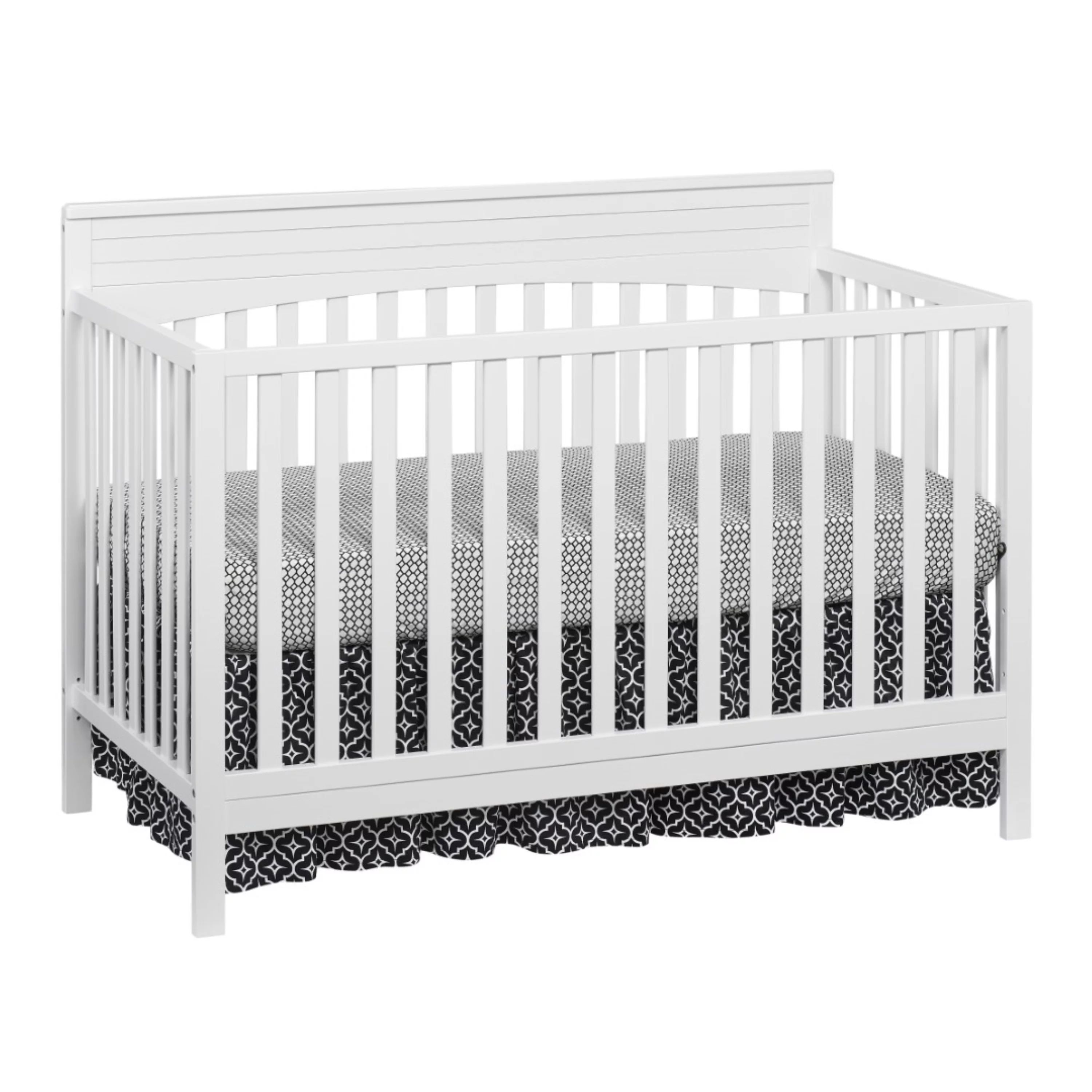 Oxford Baby Harper 4 in 1 Convertible Crib Snow White | Walmart (US)