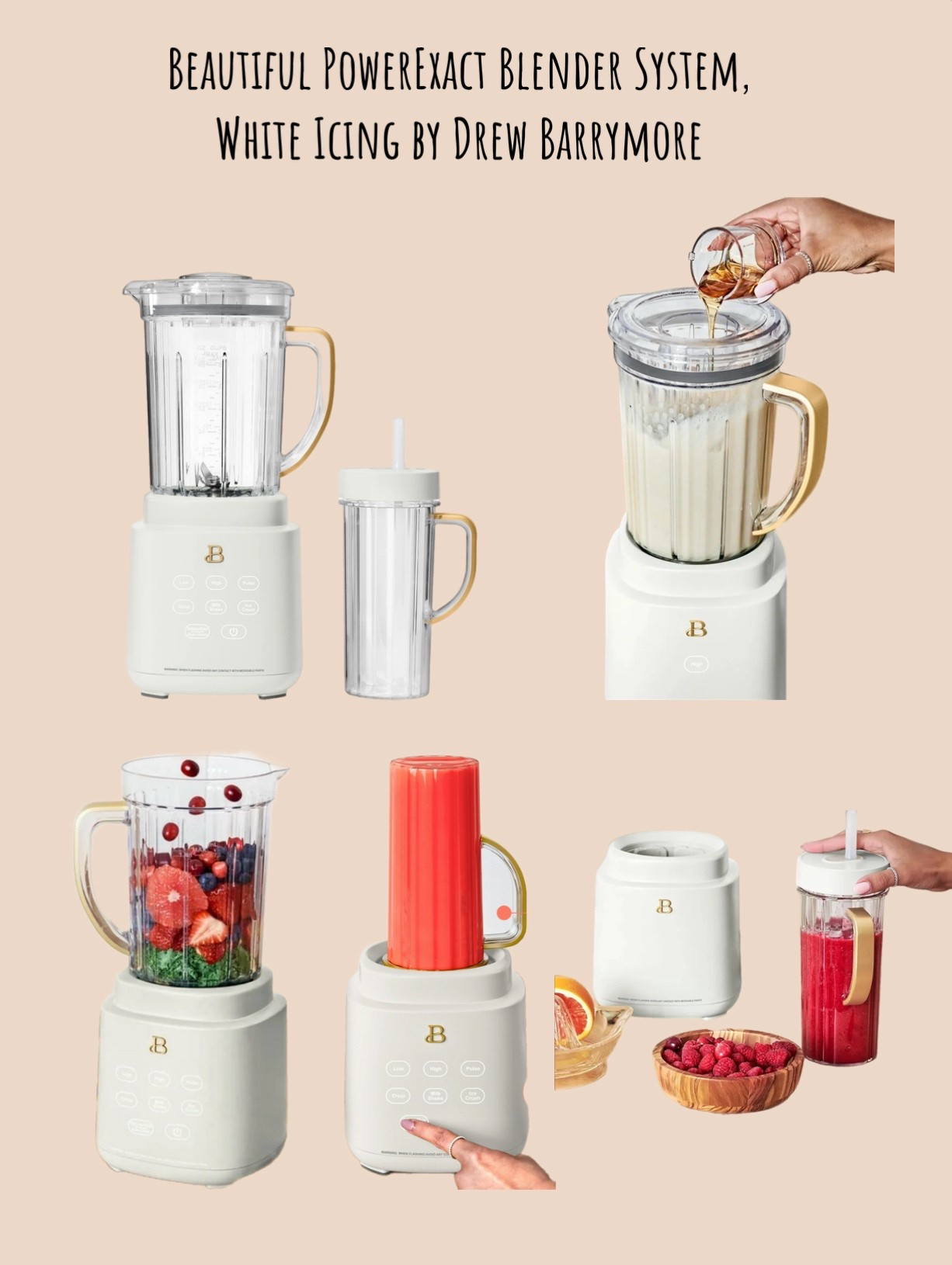 Beautiful PowerExact Blender System, White Icing by Drew Barrymore! 🤍 The Perfect Blender! 

#LTKFindsUnder100 #LTKU #LTKHome