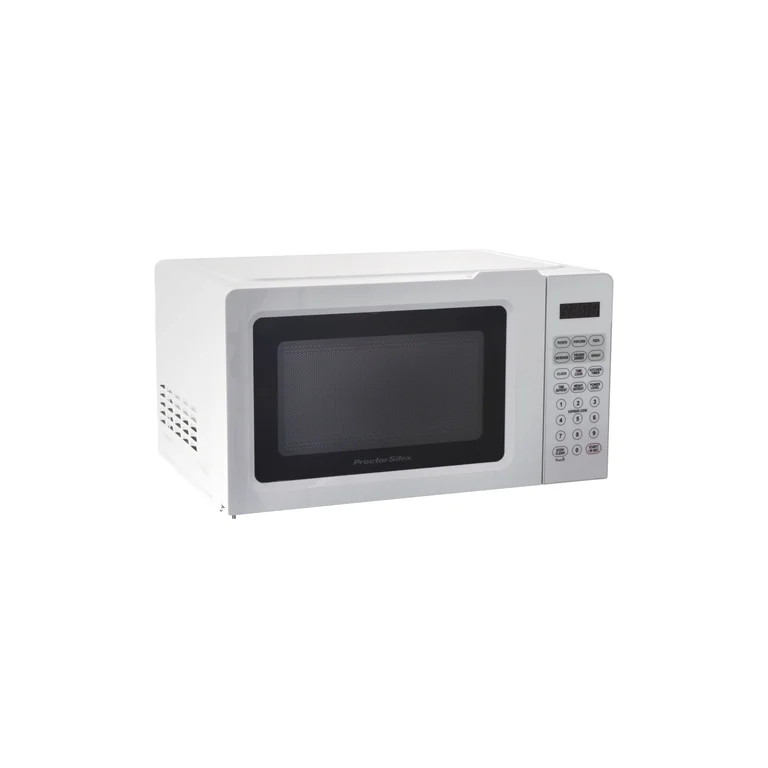 Proctor Silex 0.7 Cu.ft White Digital Microwave Oven | Walmart (US)