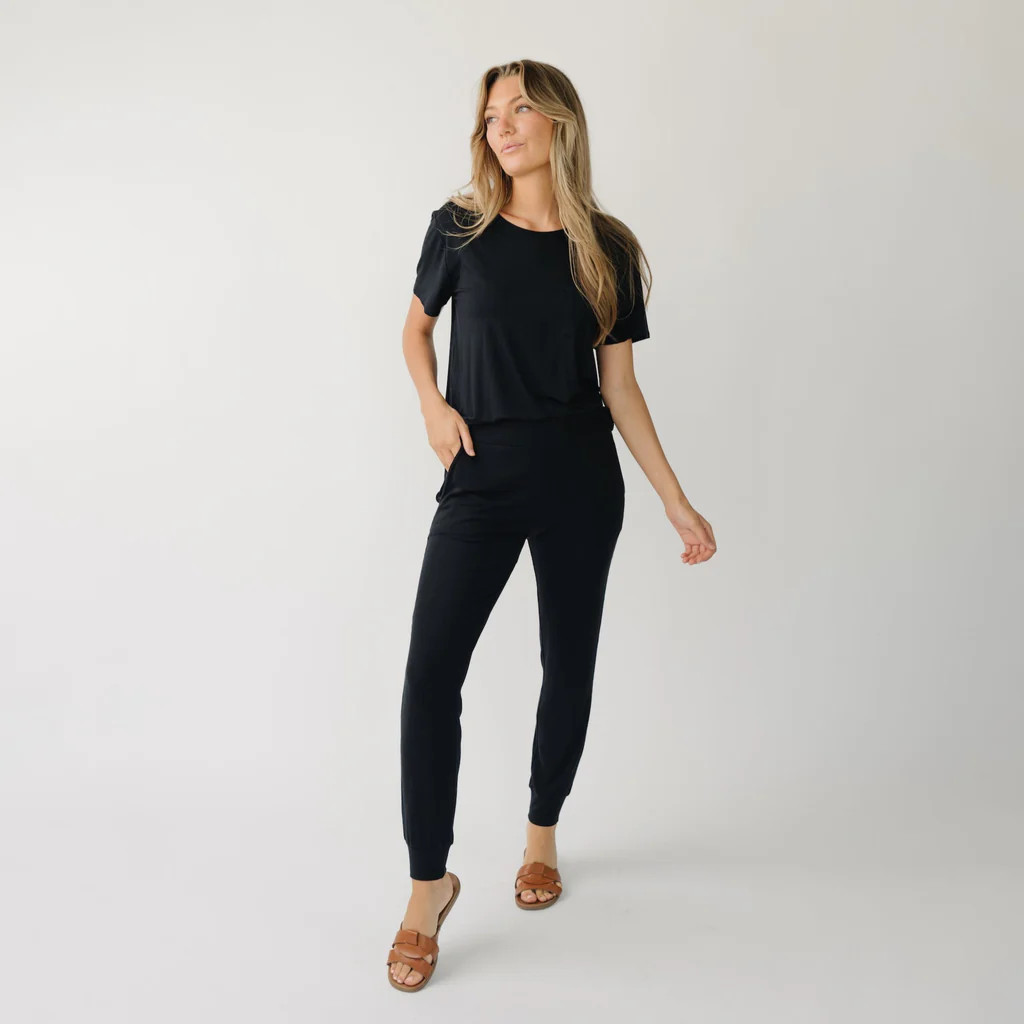 Women’s Bamboo Rib-Knit Jogger Pants | Cozy Earth