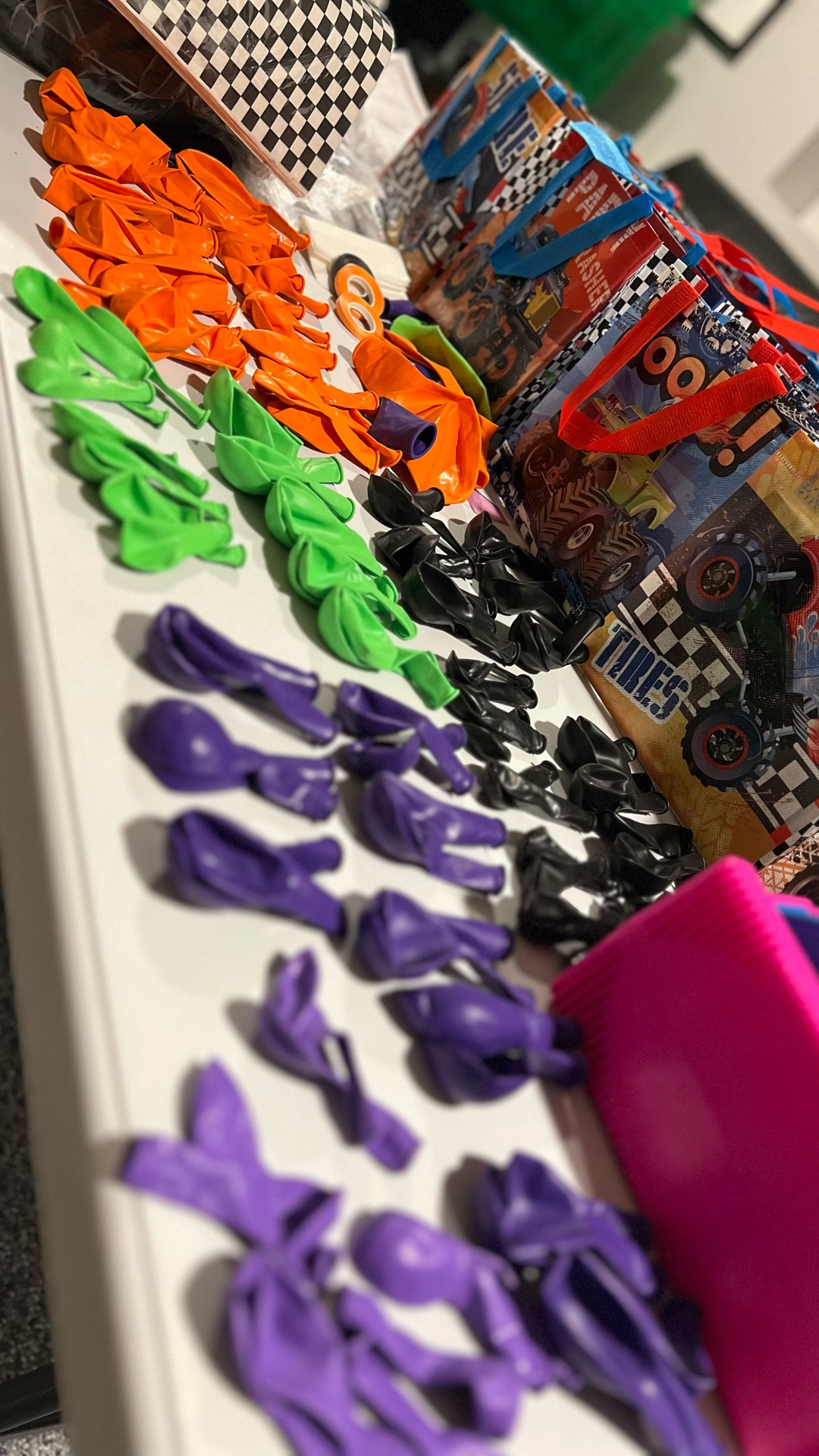 Revving up for party time 🚚💨 Getting McCord’s monster truck balloon arch ready for his big birthday bash! 🥳🎈 This setup is the perfect way to bring the vroom-vroom energy to the celebration.

Shop the balloon kits + all the party must-haves I used right here in LTK! 🎉

#LTKkids #PartyPrep #LTKhome #BirthdayDecor #BoyMom #MonsterTruckParty #LTKcelebration


#LTKSaleAlert #LTKKids #LTKParties