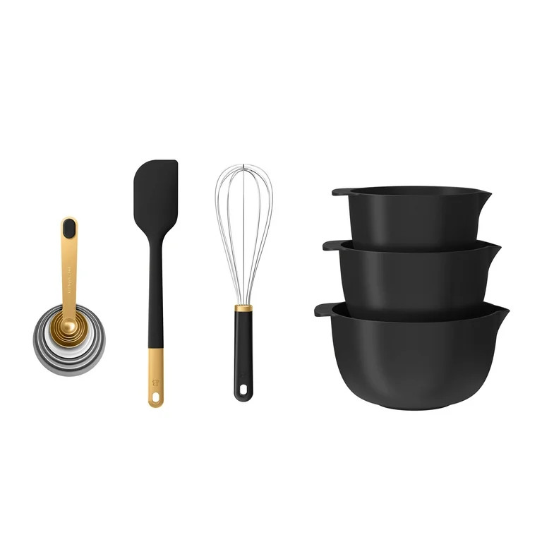 Beautiful 14-Piece Mix & Measure Set, Black Sesame by Drew Barrymore | Walmart (US)