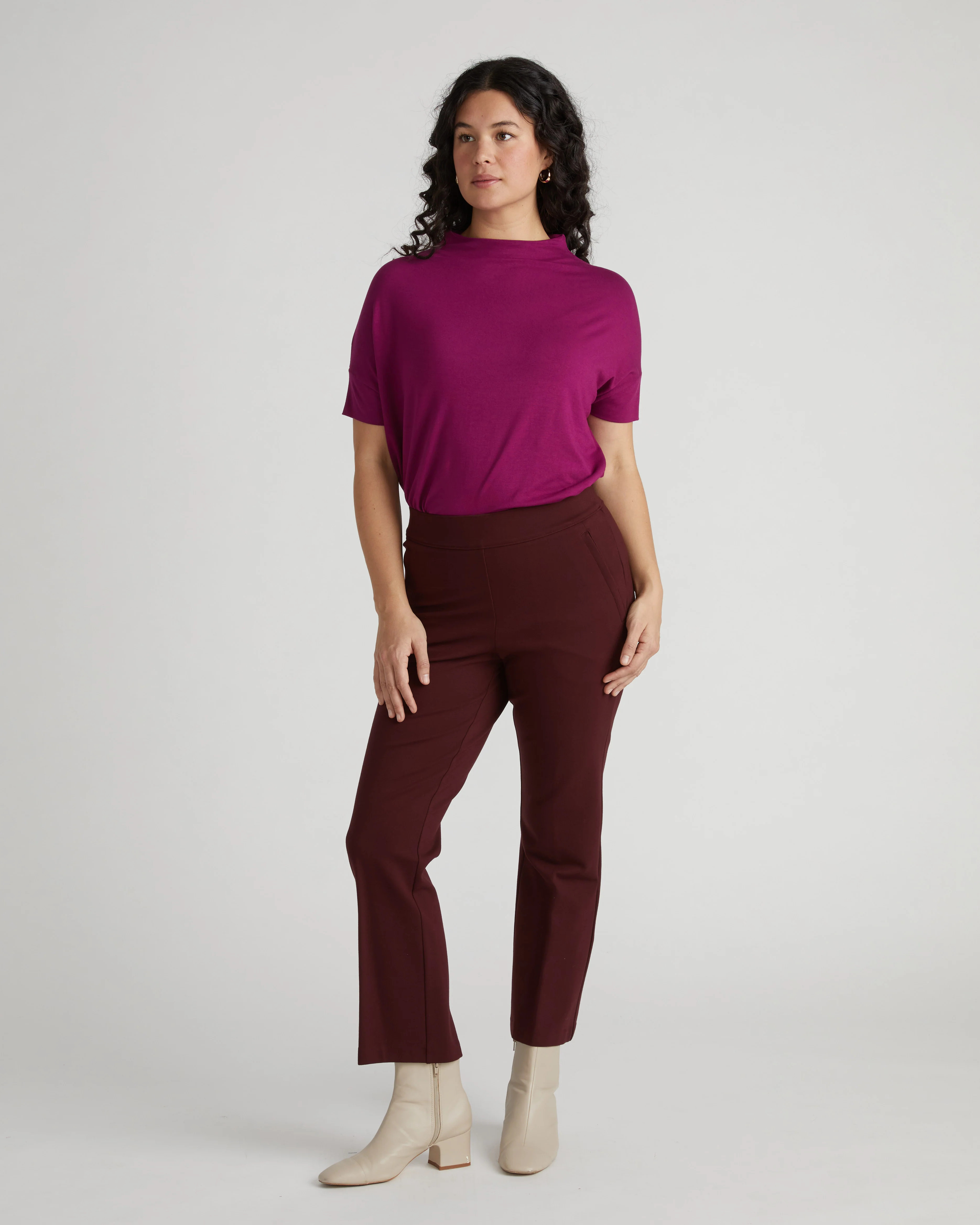 Petra Liquid Jersey Top - Rothko Purple | Universal Standard