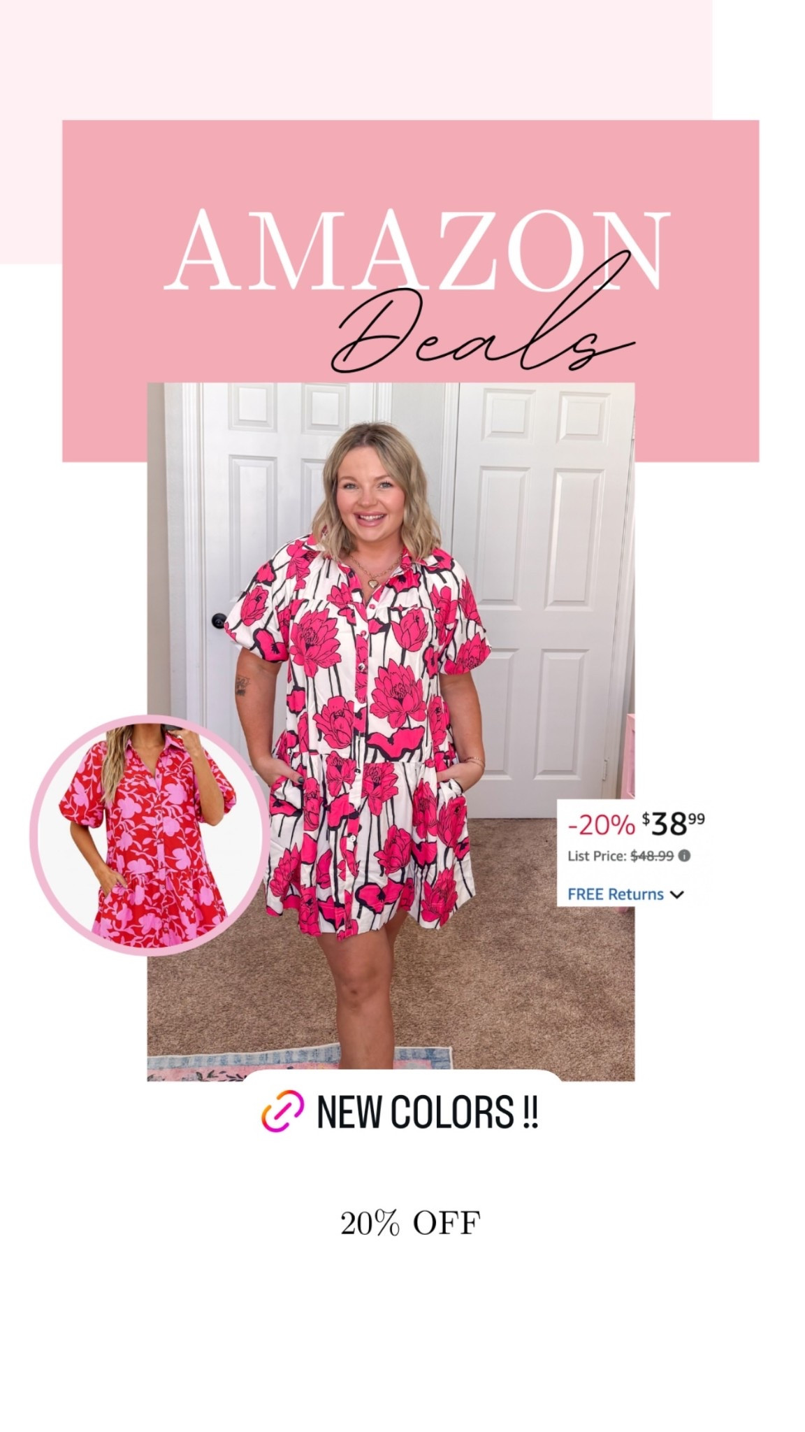 Floral mini dress in a new color! On Deal today

#LTKSeasonal #LTKMidsize #LTKSaleAlert