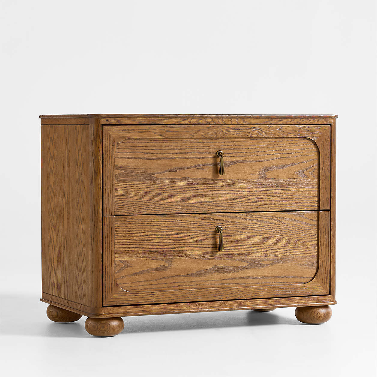 Thurloe Oak Wood Kids Nightstand by Jake Arnold + Reviews | Crate & Kids | Crate & Barrel
