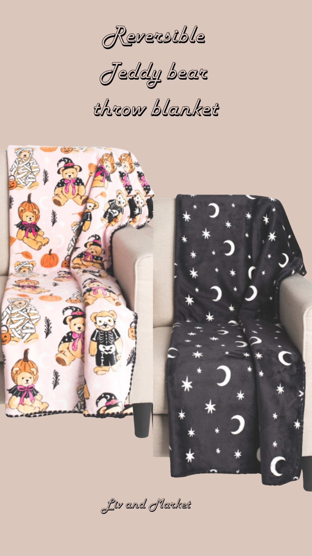 Halloween Teddy Bear throw blanket 

#LTKHome #LTKSeasonal #LTKFamily