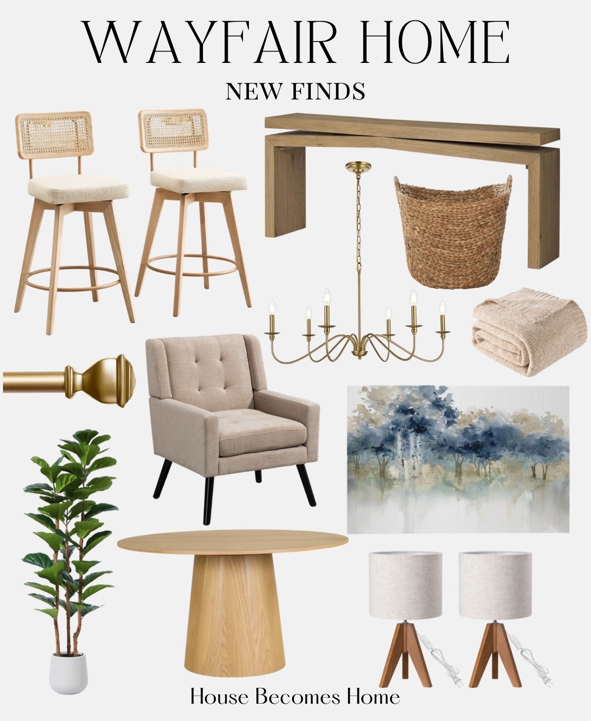 Wayfair new home finds 

Modern Farmhouse
Mid-Century Modern
Coastal Decor
Boho Chic
Minimalist Furniture
Functional Decor

#LTKHome