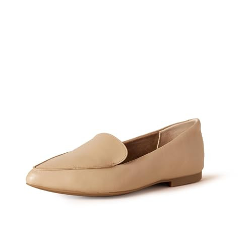 Amazon Essentials Women's Loafer Flat, Beige, 5.5 | Amazon (US)