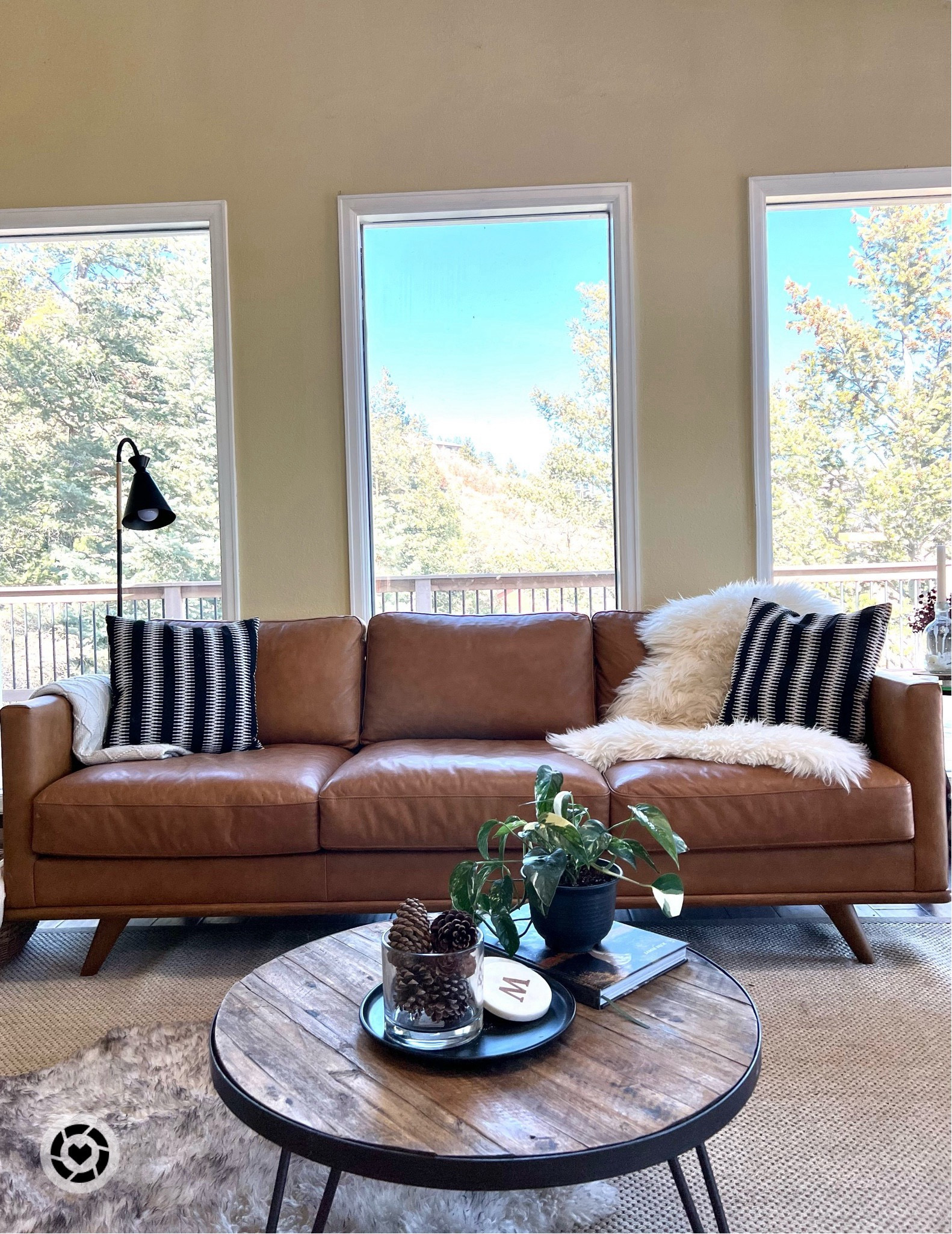 Leather sofa on sale! Gorgeous buttery cognac leather sofa w/ a mid century modern appeal. This brand is excellent quality from start to finish! #leathersofa #midcenturymodern #homedecor #modernlivingroom #scandinavian 
Let me know in the comments if you have questions about this piece- we could not be more thrilled. ❤️

#LTKfamily #LTKhome #LTKsalealert