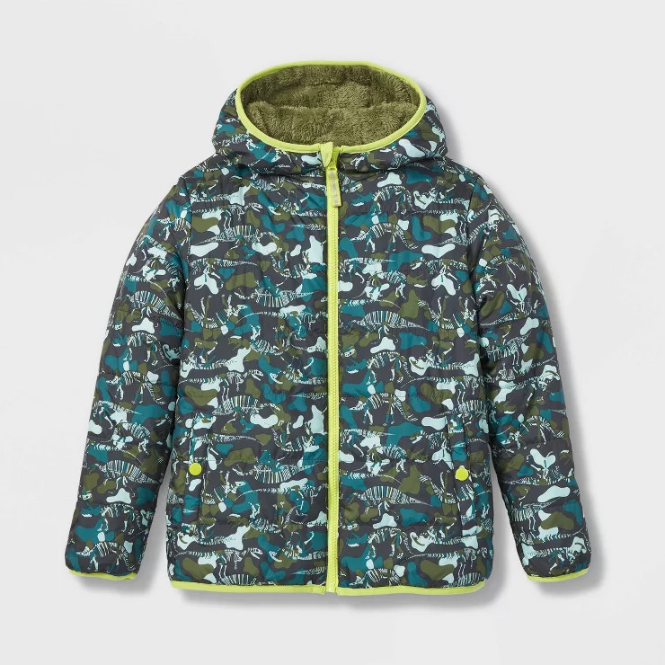 Boys' Reversible Puffer Jacket - Cat & Jack™ | Target