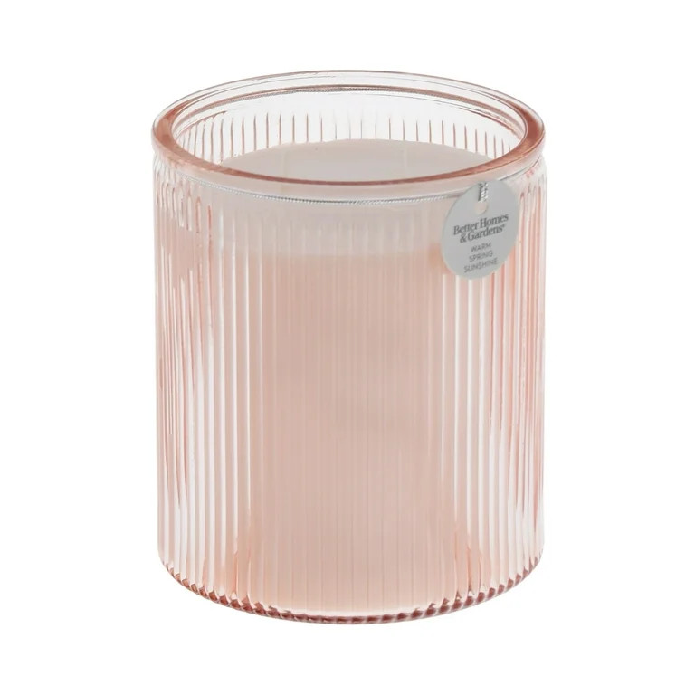 Better Homes & Gardens Warm Spring Sunshine Scented 2-Wick 17.1oz Ribbed Jar Candle | Walmart (US)