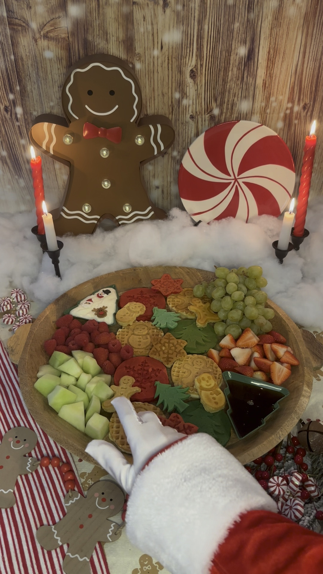 This breakfast charcuterie board is perfect for Christmas morning using the holiday collection of mini Dash waffles. 

#LTKHoliday #LTKParties #LTKSeasonal