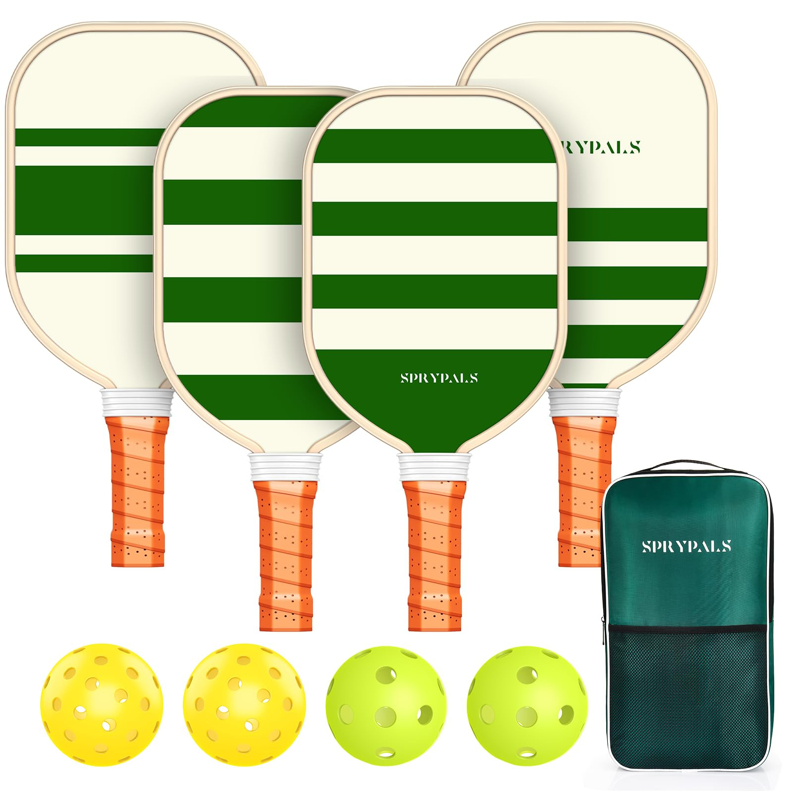 Pickleball Paddles Set of 2/4, USAPA Approved Pickleball Paddle Fiberglass Face Lightweight Pickl... | Amazon (US)