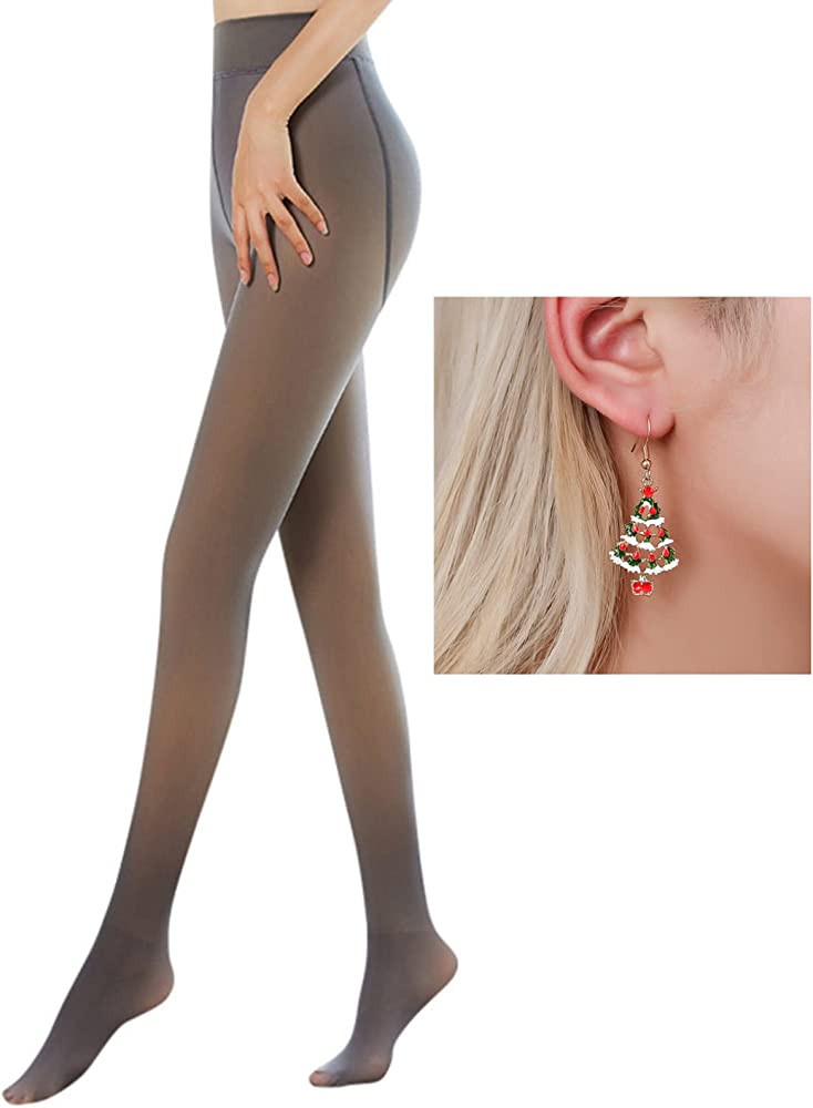 CICIYONER Damen Strumpfhosen Plüschstrümpfe Perfekt Beine abnehmen Gefälschte durchscheinend W... | Amazon (DE)