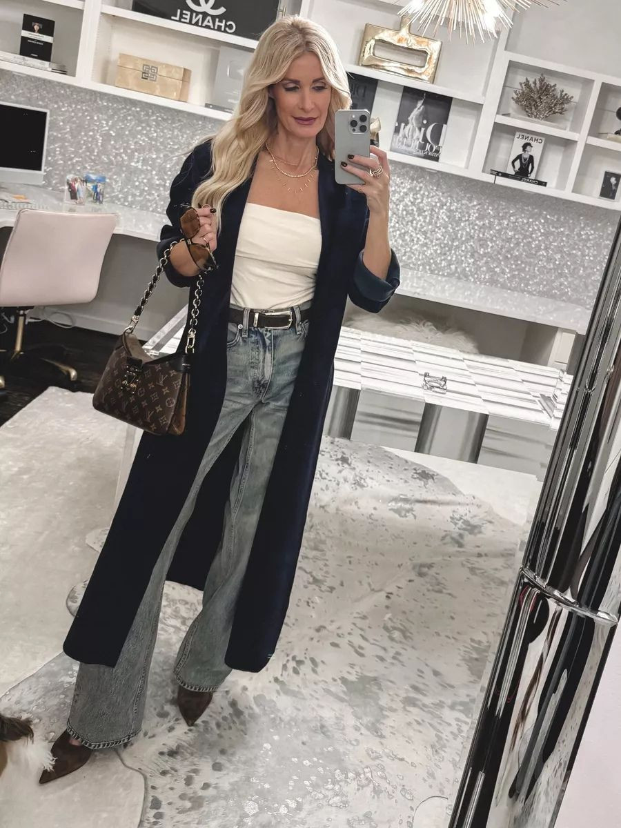 One item that instantly makes any outfit look more expensive? A long cardigan ✨ And this gorgeous navy blue Mango cardigan just got a new markdown, bringing it to just over $100 — such a good find. It’s cozy and soft, yet still polished and incredibly chic, giving that effortless, elevated look even with a simple jeans-and-tee combo. I love how luxe it feels without trying too hard. It runs true to size — I’m wearing an XS — and it’s one of those timeless pieces you’ll reach for season after season. 

 

#LTKOver40 #LTKSaleAlert #LTKFindsUnder100