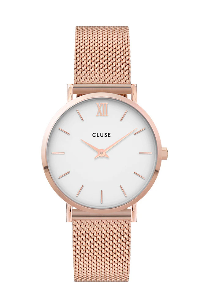 CLUSE Minuit Mesh Watch Rose Gold | Hello Molly (AU)