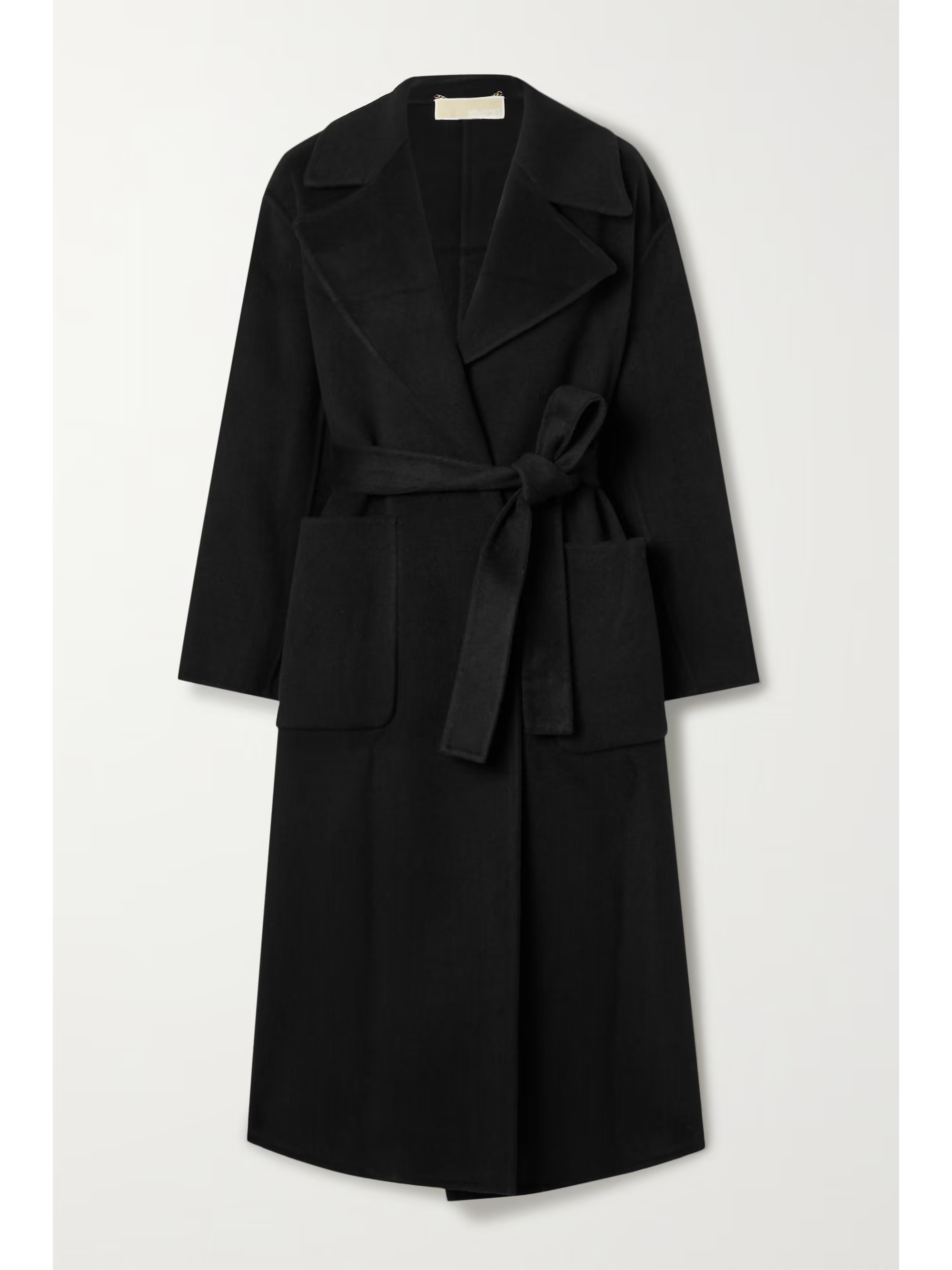 Belted wool-blend felt coat | NET-A-PORTER (UK & EU)