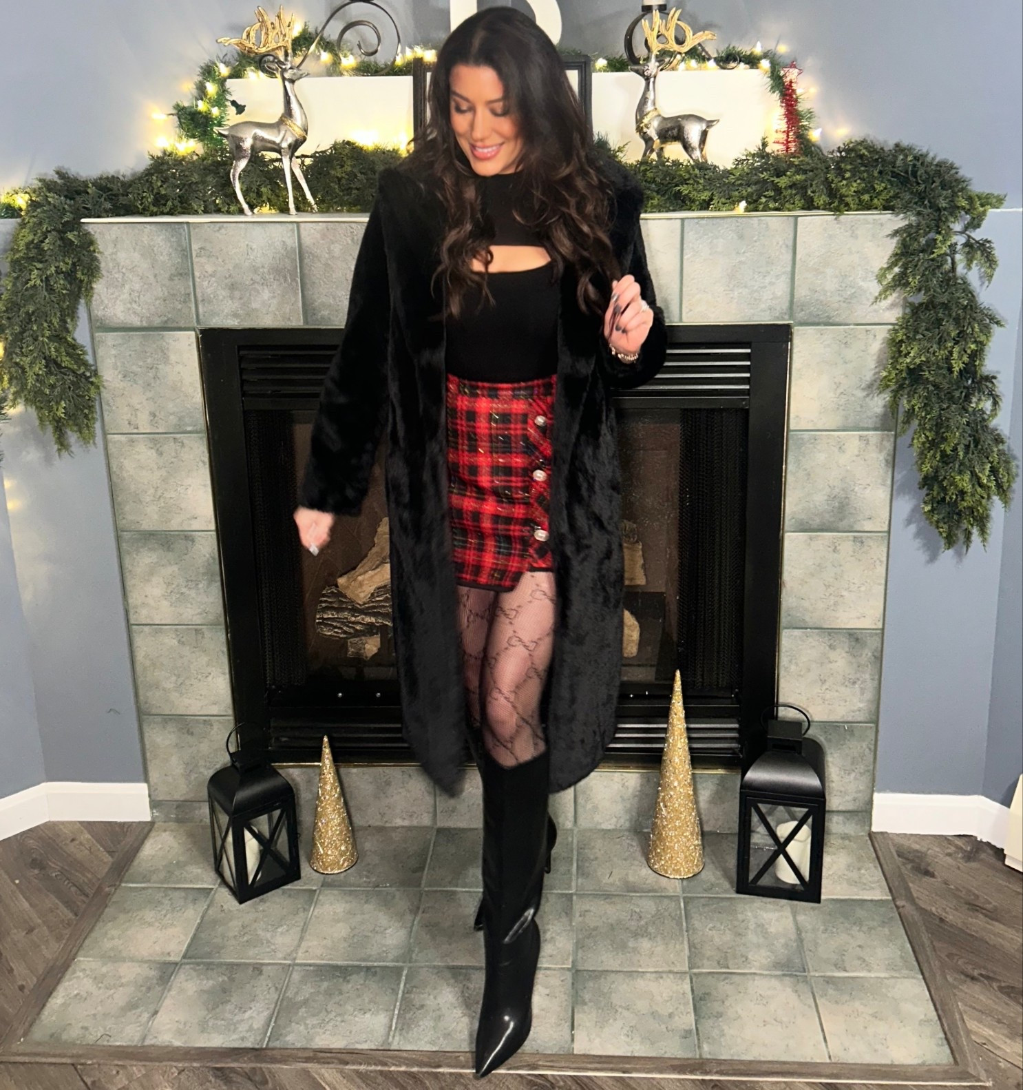 Festive Fashion ❤️🖤 

#LTKHoliday #LTKSeasonal #LTKootd