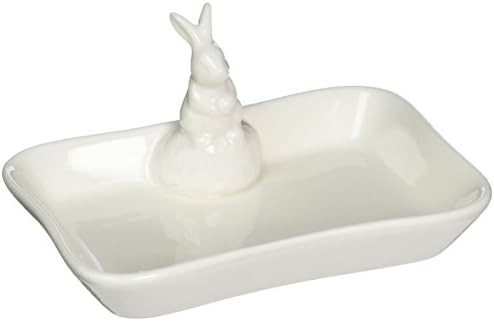 Abbott Collection Rabbit Soap Dish, White | Amazon (US)