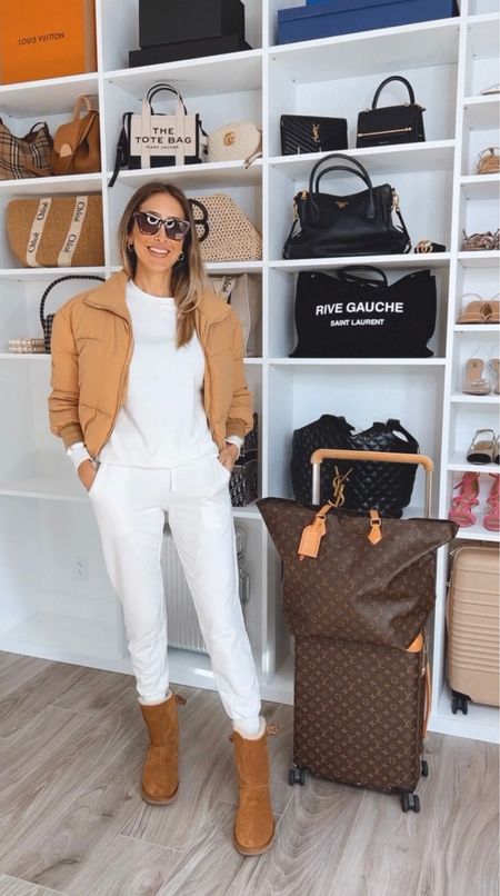 Airport Outfit Idea
loving this white set
It’s so comfortable and stylish 
Fits true to size 
I’m wearing a size small 

#LTKshoecrush #LTKtravel #LTKstyletip