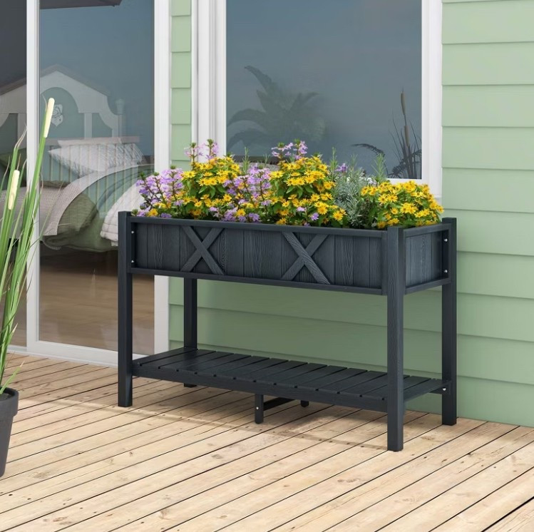 50% off 🎉

Costway HIPS Raised Garden Bed Poly Wood Elevated Planter Box with Legs, Storage Shelf Blue/Coffee/Black

#LTKSeasonal #LTKHome #LTKSaleAlert
