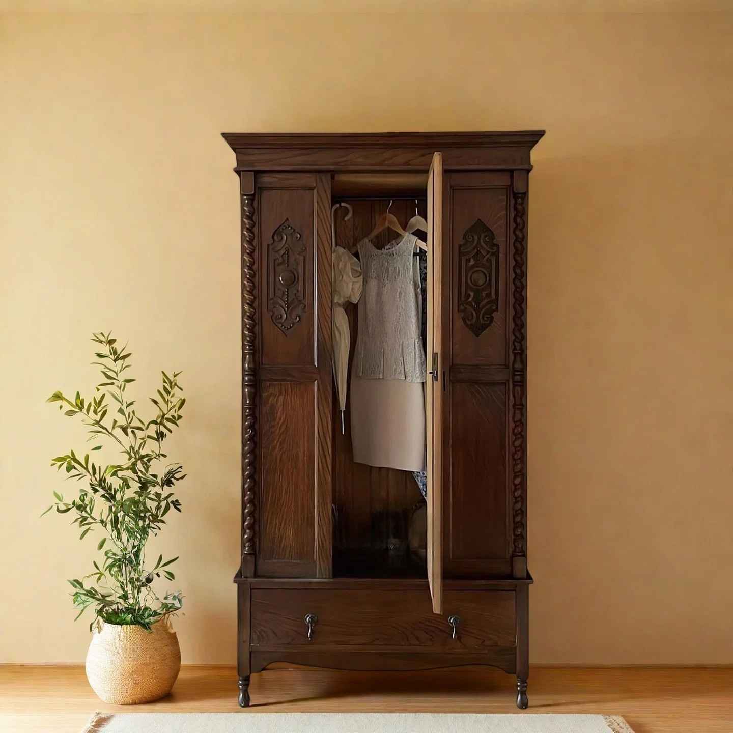 Retro Classic Country Wardrobe | Wayfair | Wayfair North America