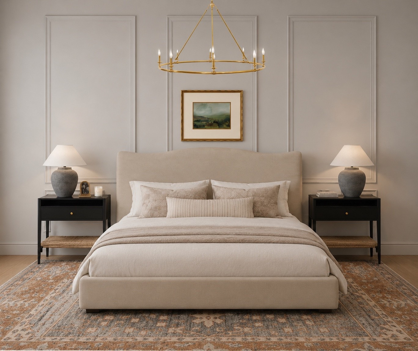 A bedroom should feel collected, calming, and layered — not overly perfect 🤍

This moodboard came together with some beautiful finds from the McGee & Co. Memorial Day Sale and feels like the perfect mix of timeless and cozy. The warm neutrals, vintage-inspired rug, and soft layered bedding make the whole space feel elevated while still livable ✨

Everything is linked in my LTK 🤍

#LTKhome #McGeeandCo #BedroomDecor

#LTKSaleAlert #LTKHome