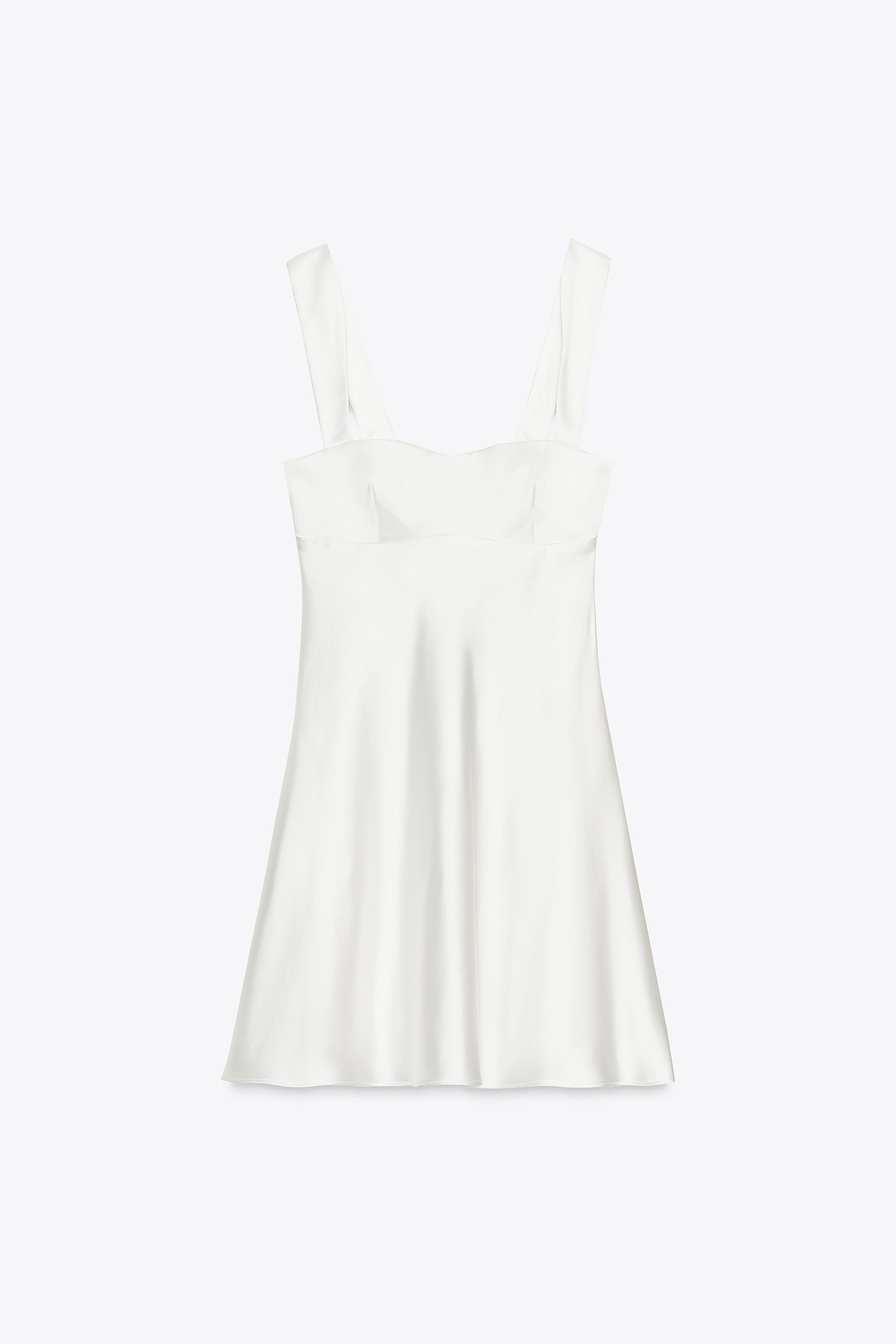 SHORT SATIN DRESS | Zara US