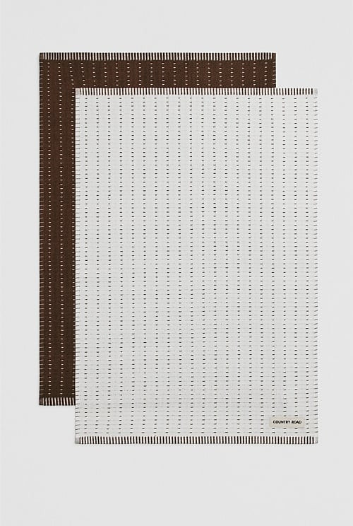 Mira Australian Cotton Tea Towel Pack of 2 | Country Road