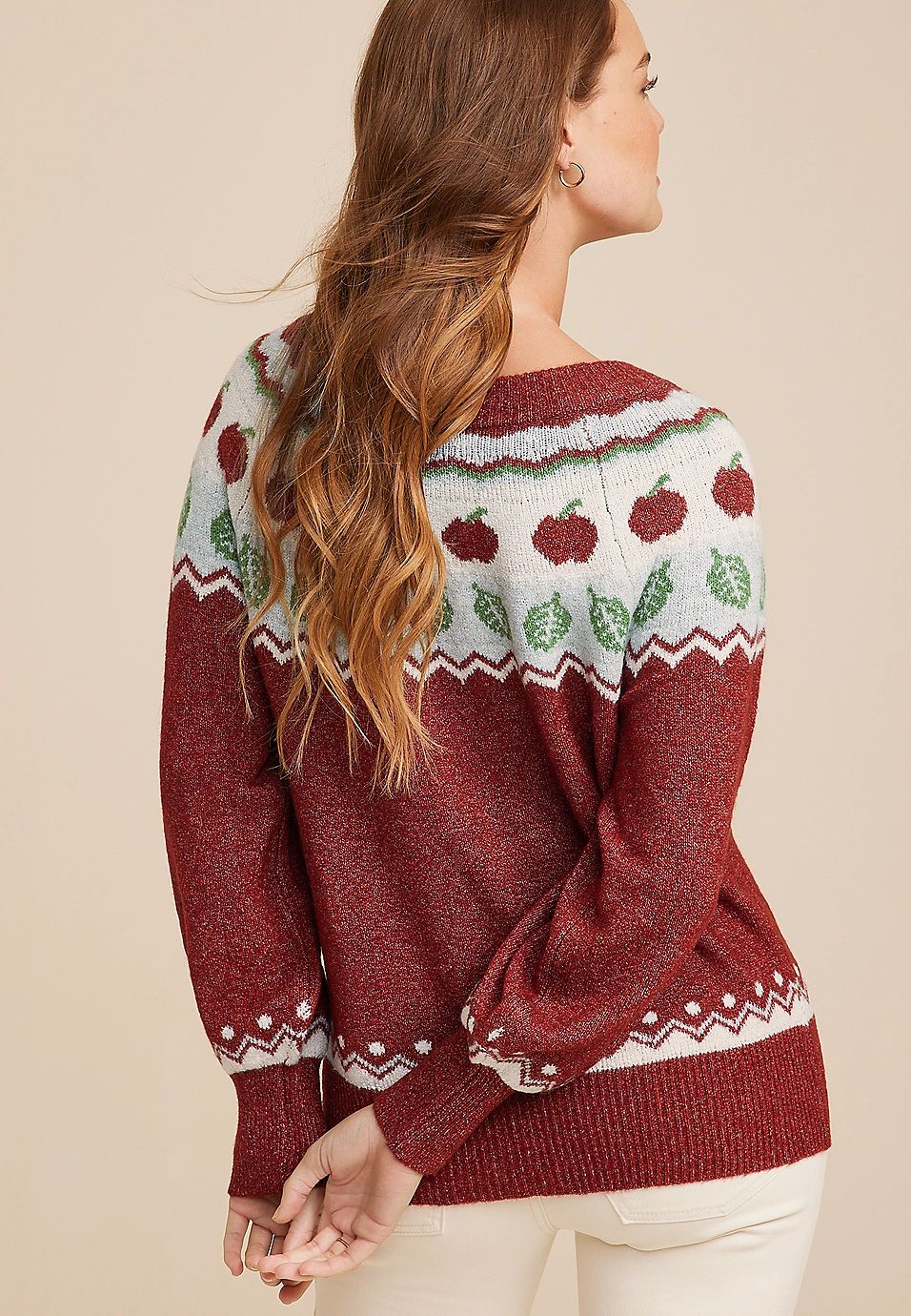 Apple Fair Isle Sweater | Maurices