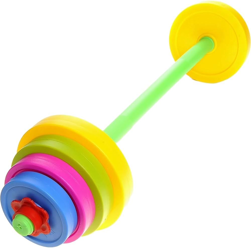 PowerTRC Barbell Exercise Pretend Play Beach Toy for Kids | Fill Adjustable Weights with Water or... | Amazon (US)