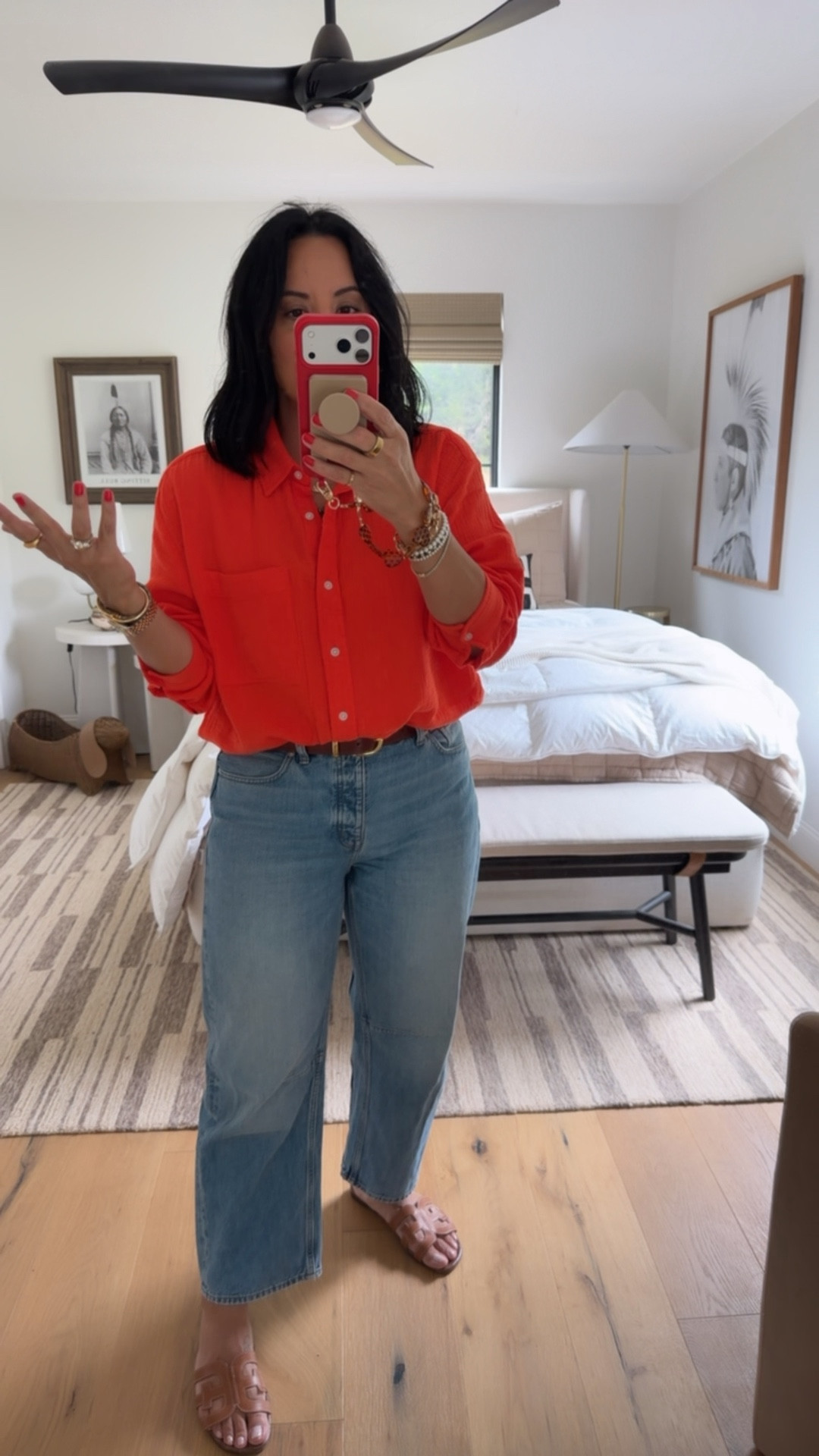 Top size small, jeans size 29 (I’m a curvy size 8), shoes fit tts. 

#LTKSwim #LTKSaleAlert #LTKxAerie