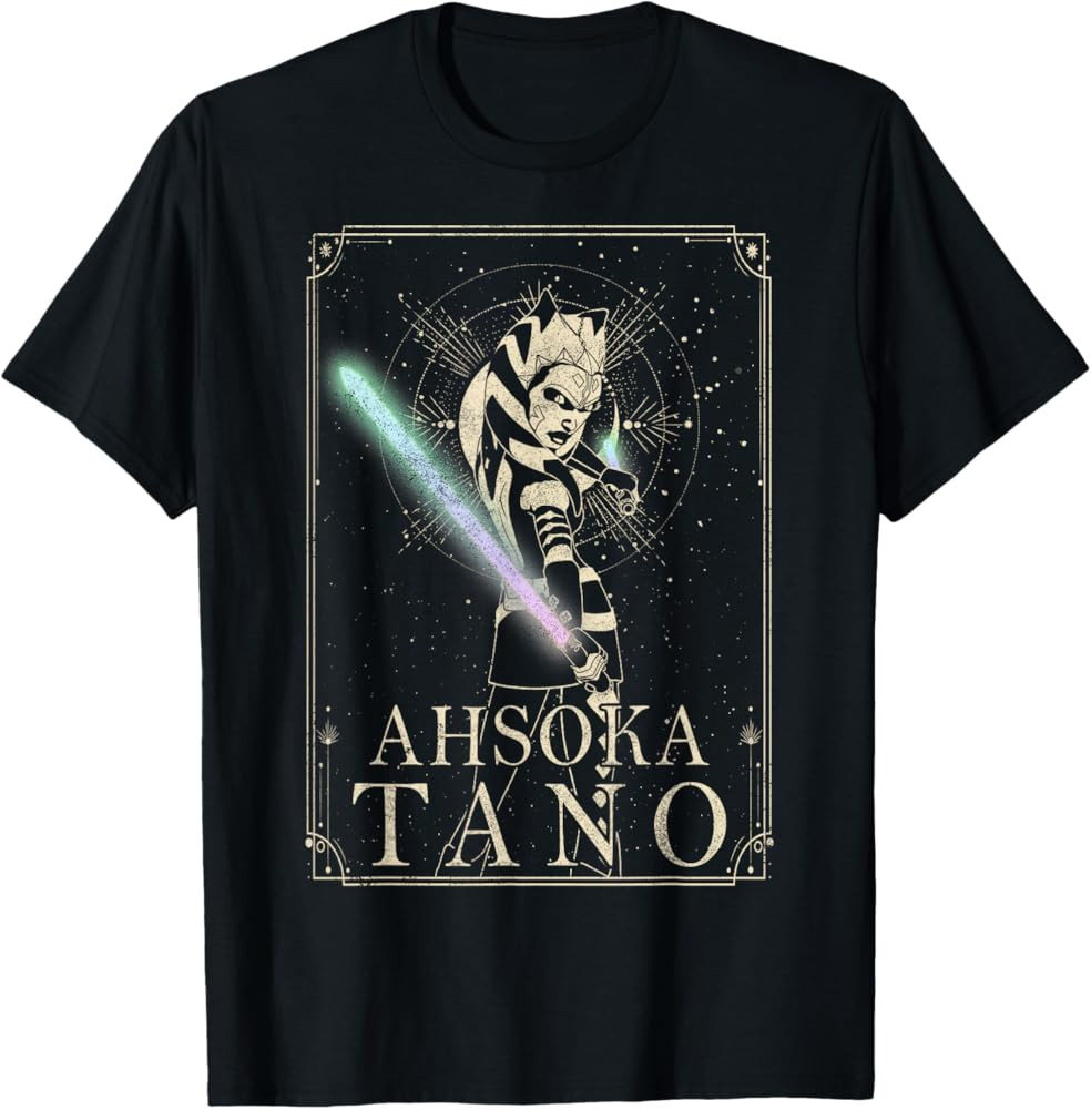 Star Wars: The Clone Wars Ahsoka Tano Celestial Portrait T-Shirt | Amazon (US)