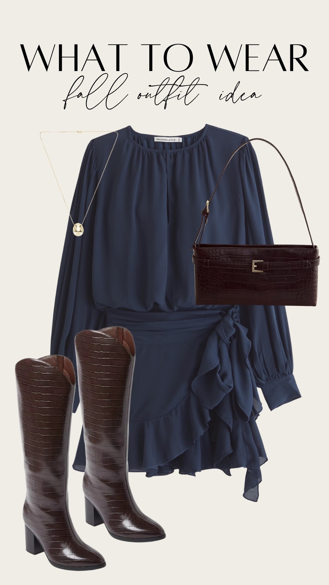 Fall date night outfit idea! Abercrombie Sale up to 40% off everything plus an extra 20% off code: AFKATHLEEN

#LTKSaleAlert #LTKPetite #LTKStyleTip