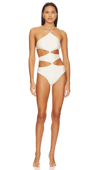 Morgan One Piece in Cream | Revolve Clothing (Global)