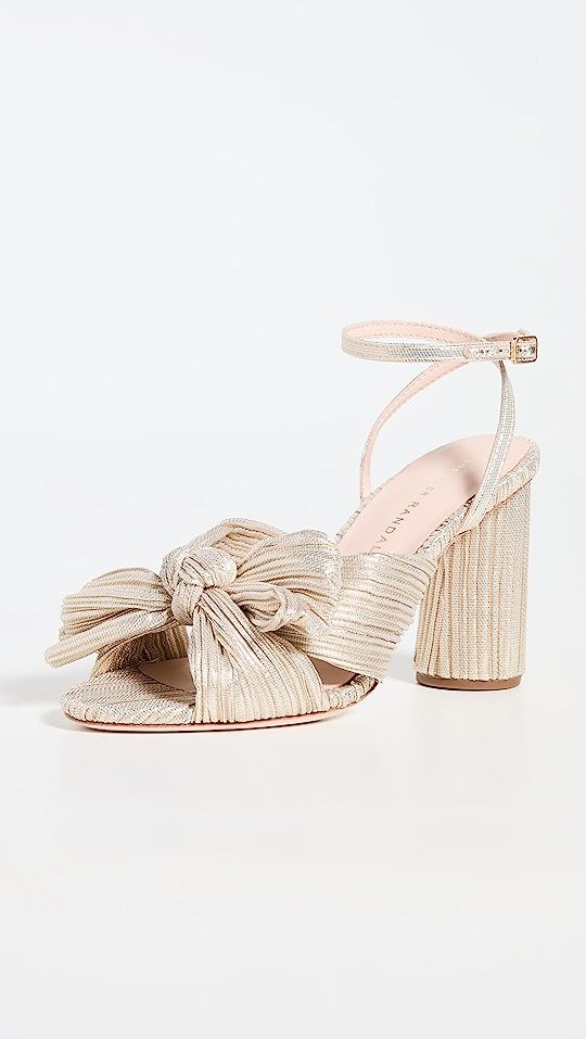 Camellia Knot Mules with Ankle Strap | Shopbop