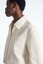 CROPPED TWILL ZIP-UP JACKET | COS (US)