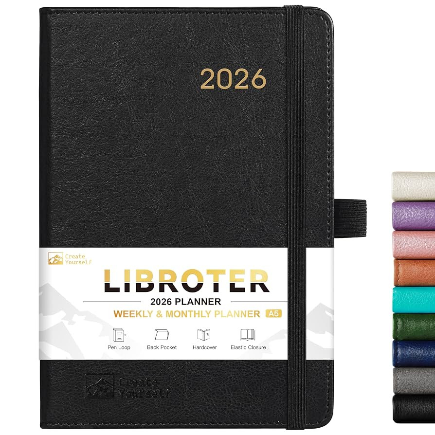 2026 Planner - Planner 2026, 2026 Weekly Monthly Planner, Jan.2026 - Dec.2026, 5.7'' x 8.4'', Thi... | Amazon (US)