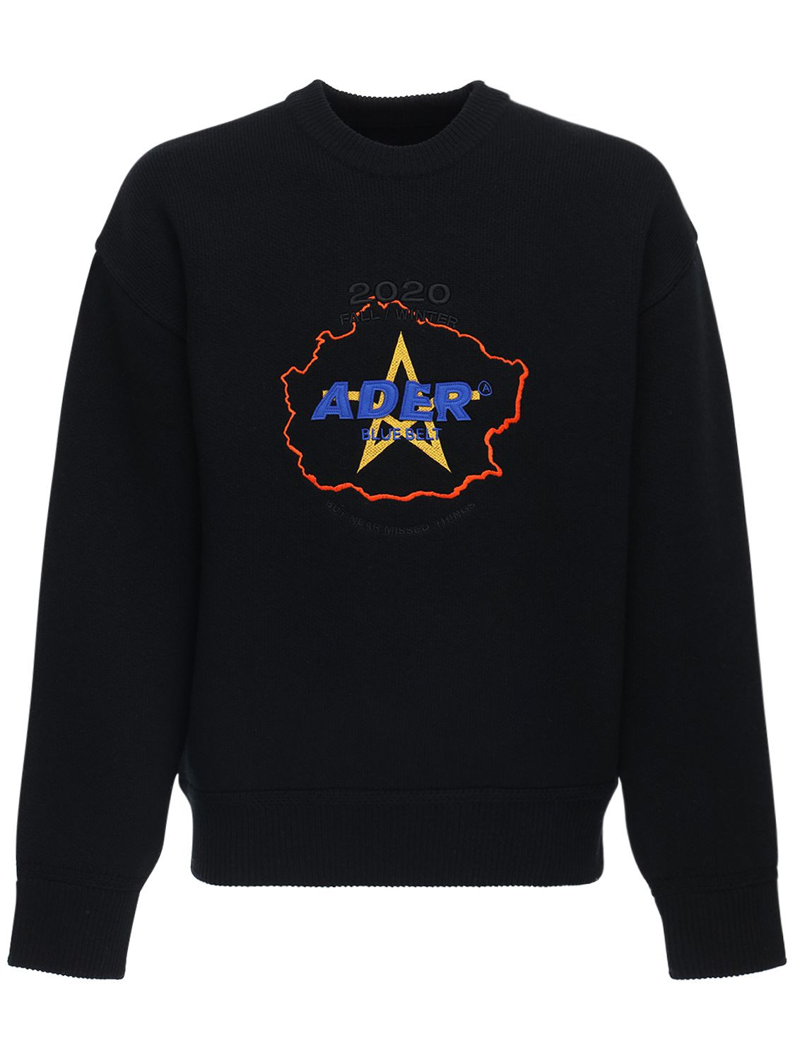 LOGO WOOL KNIT SWEATER | Luisaviaroma